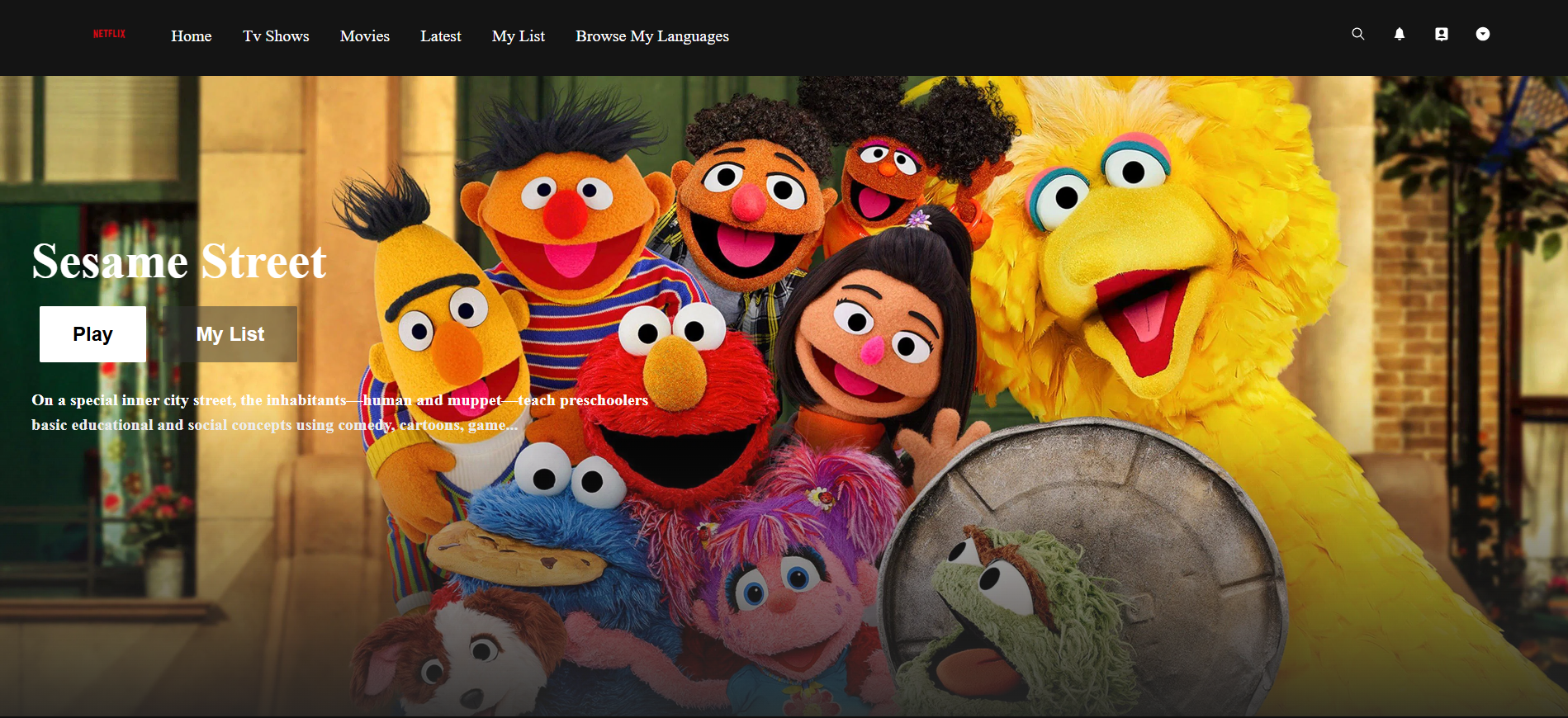 Netflix Website