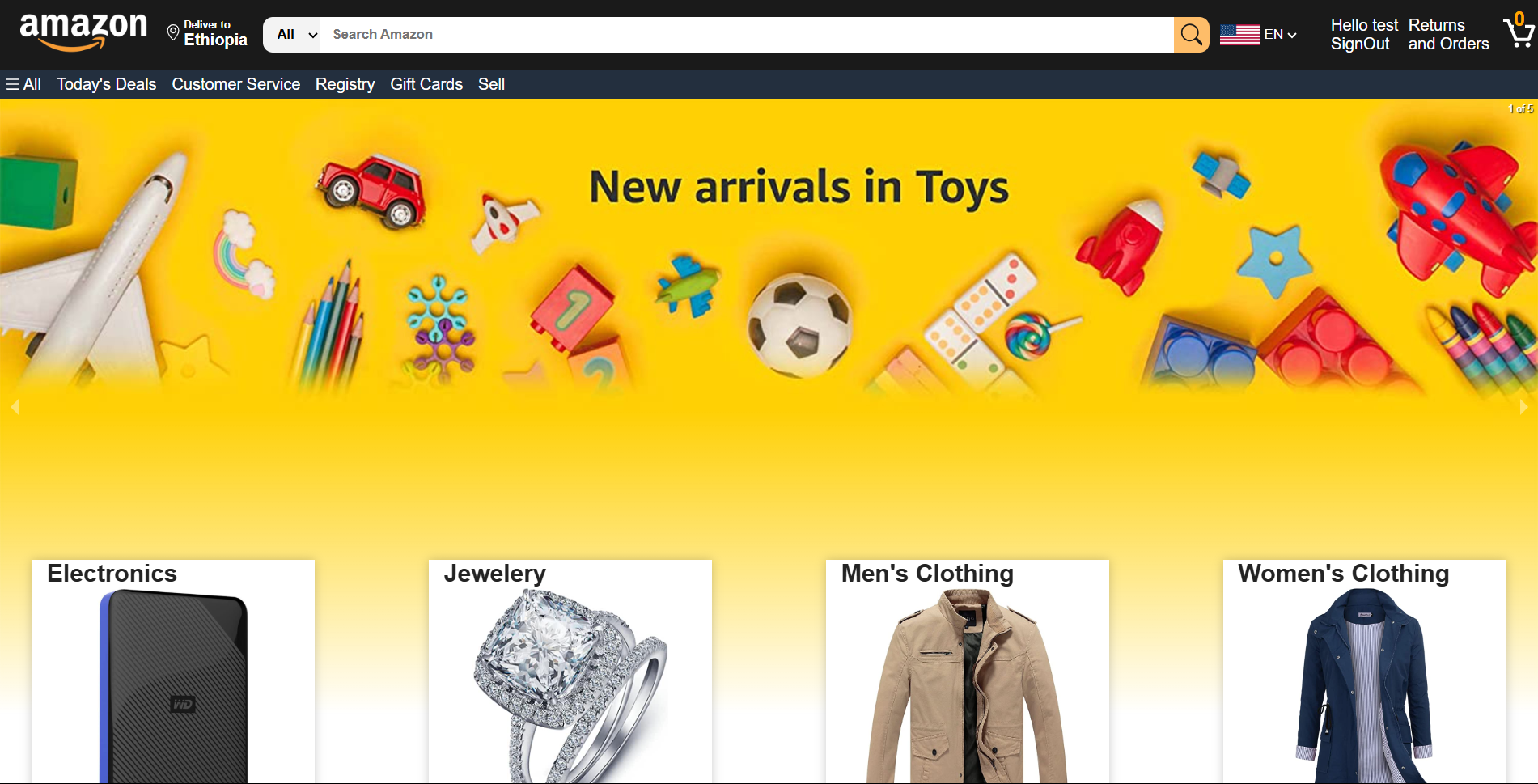 Amazon Website